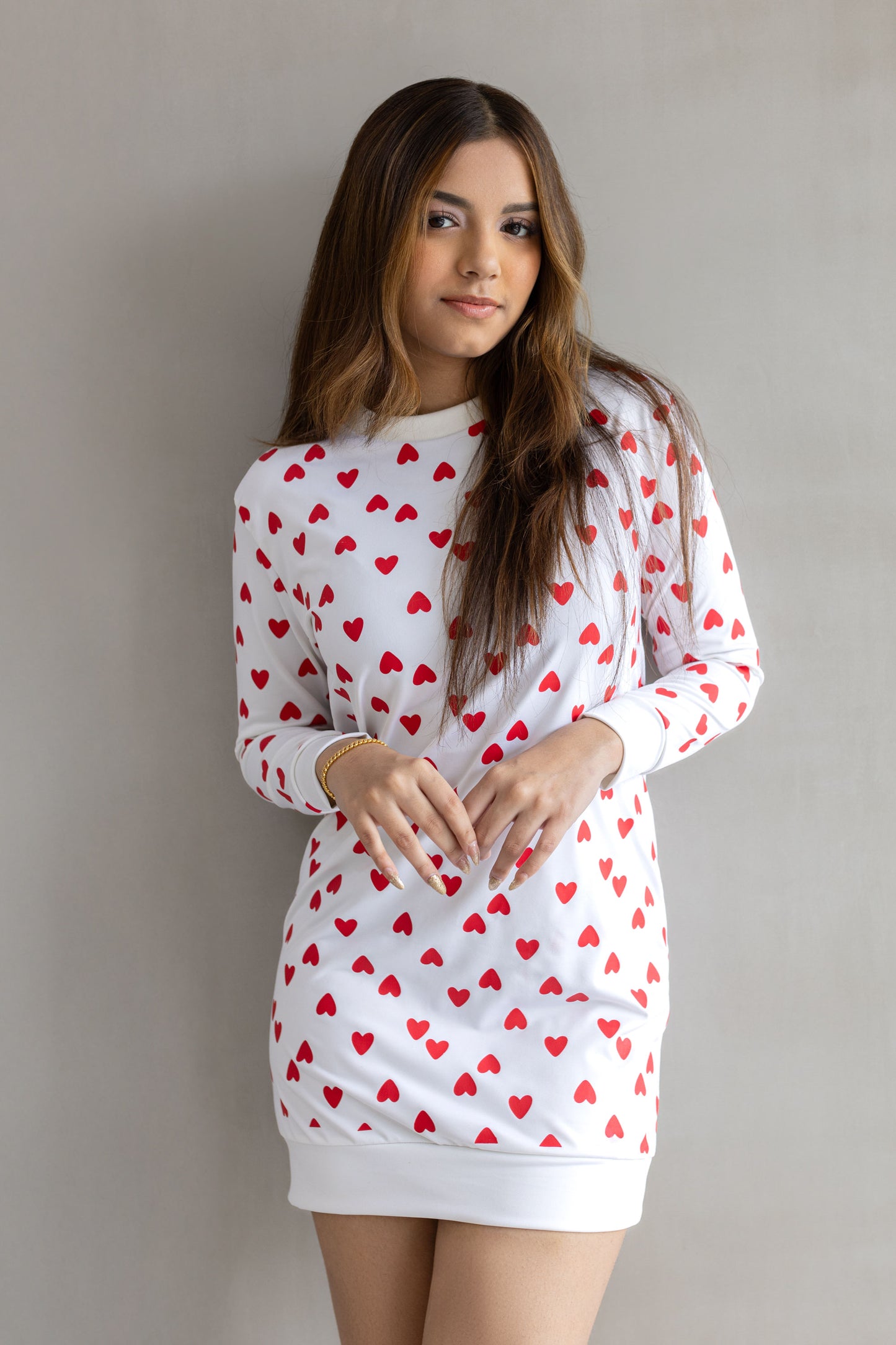 CUPID’S SWEATER DRESS