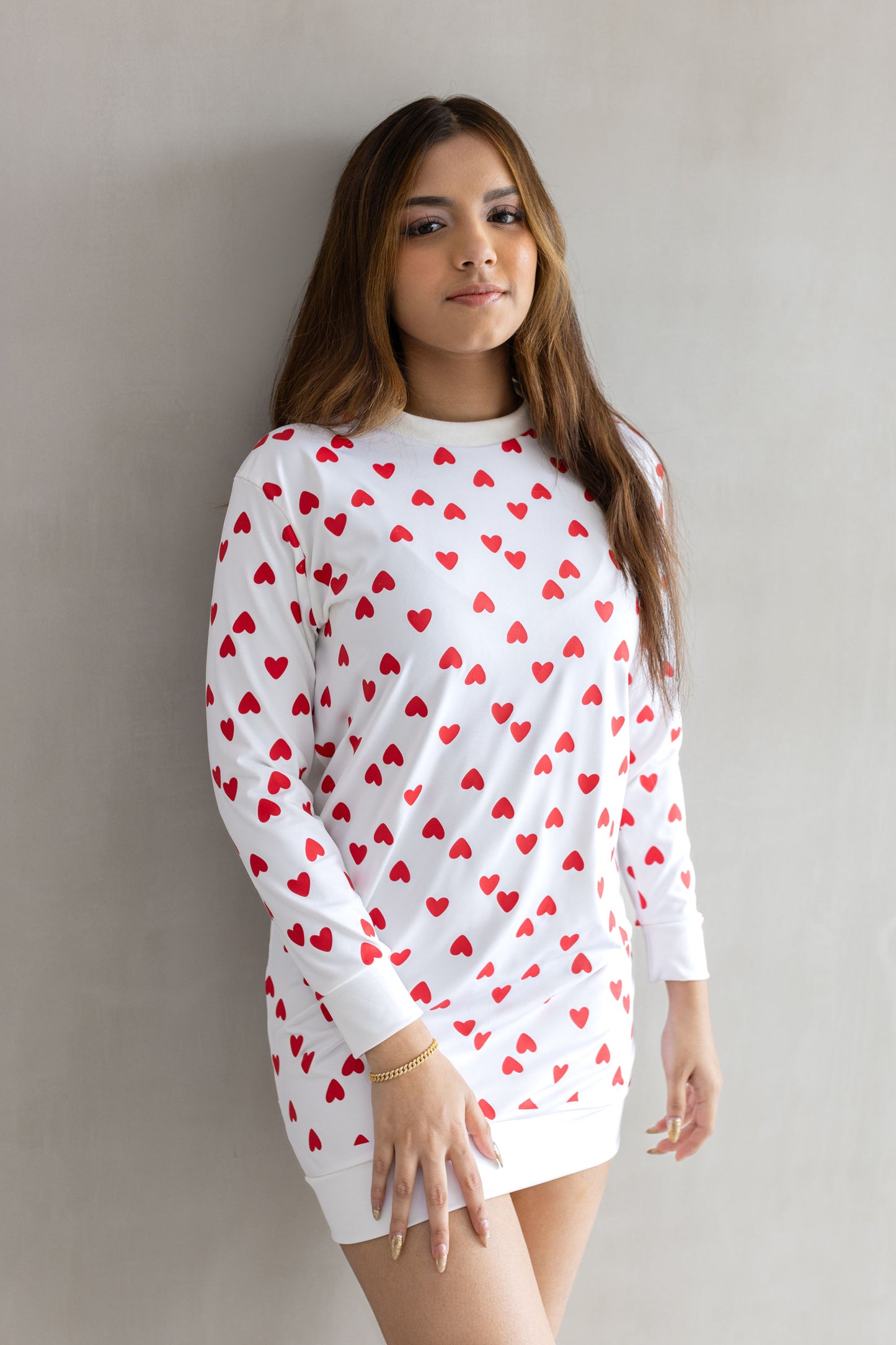CUPID’S SWEATER DRESS