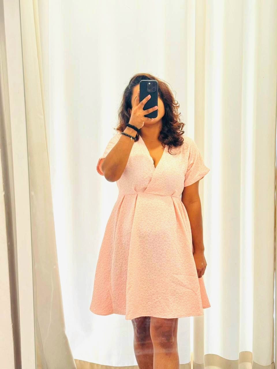 BLUSH PETAL DRESS