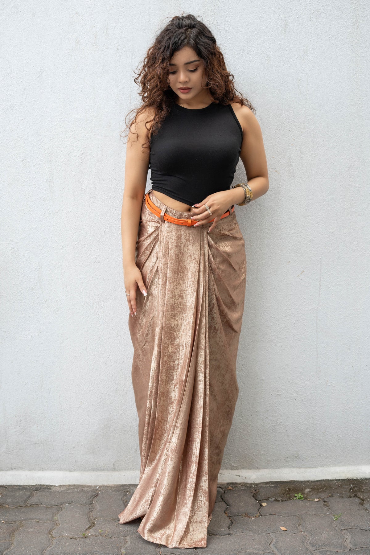 TAMRA DRAPE SKIRT