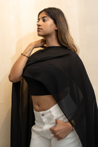 MIAKEE SHEER CAPE