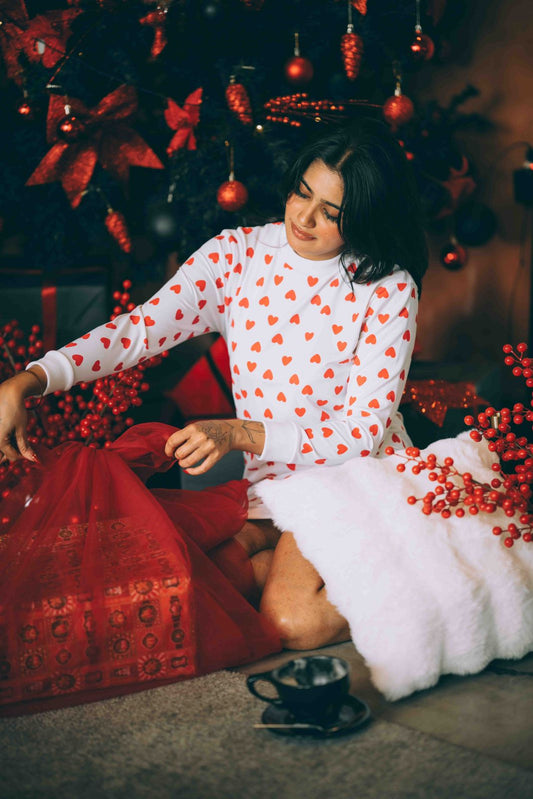 CUPID’S SWEATER DRESS