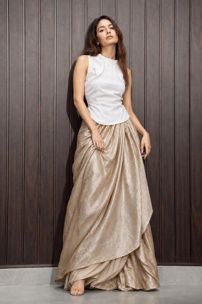 ZARIYA DRAPE SKIRT
