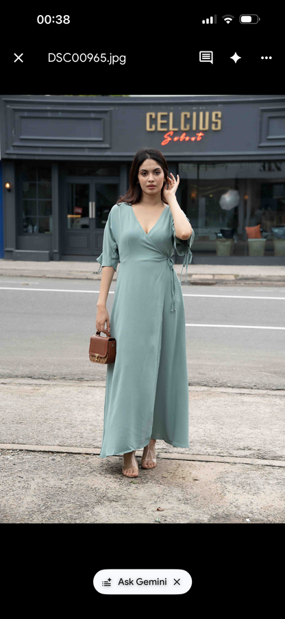 SILVIYA WRAP DRESS