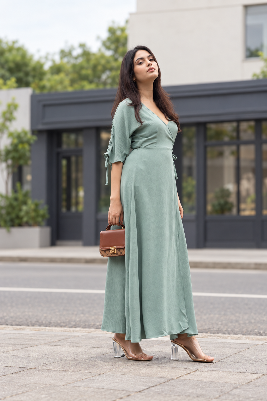 SILVIYA WRAP DRESS