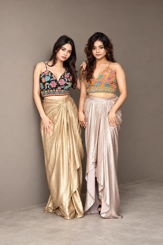 GULABI DRAPE SKIRT