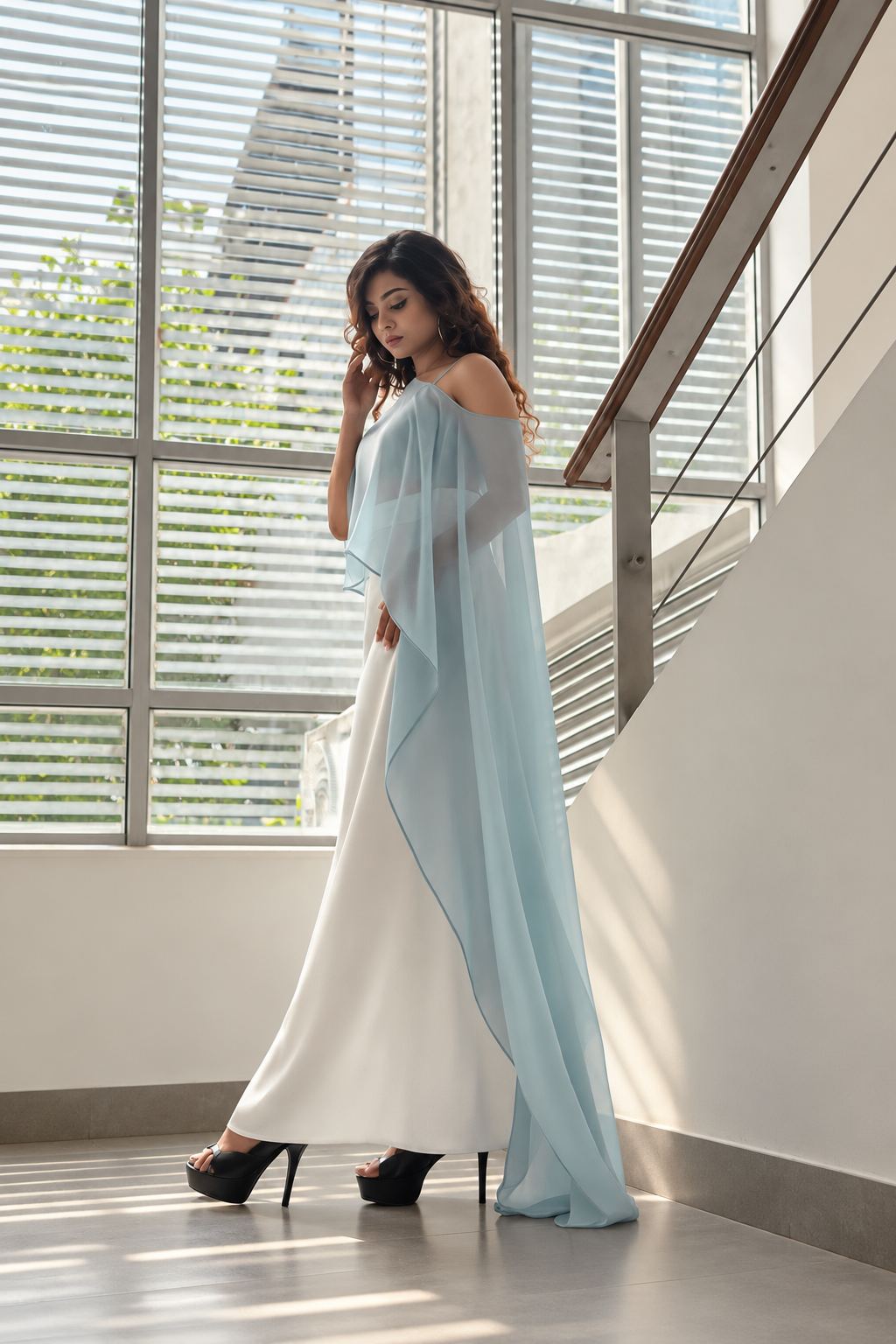 MIAKEE SHEER CAPE