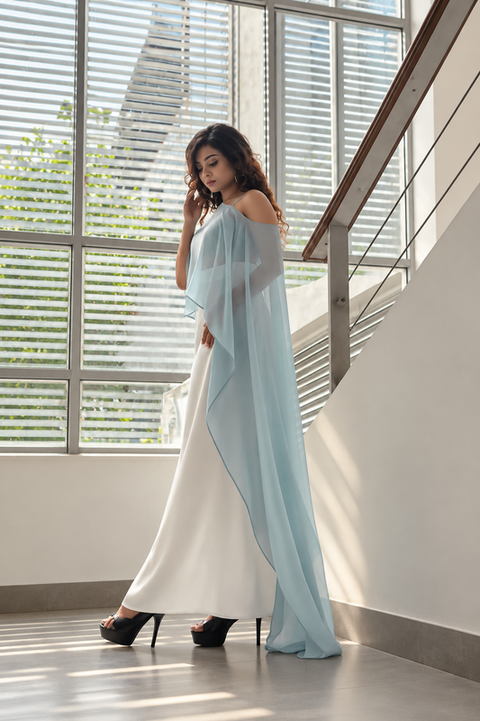 MIAKEE SHEER CAPE
