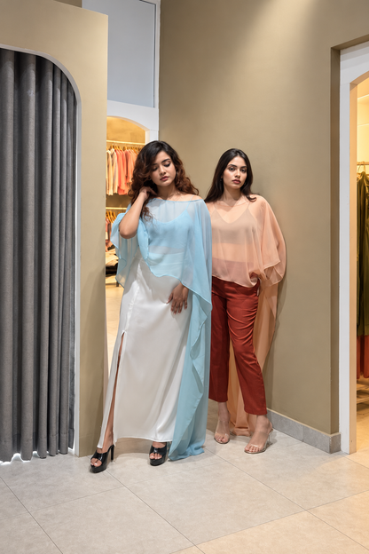 MIAKEE SHEER CAPE