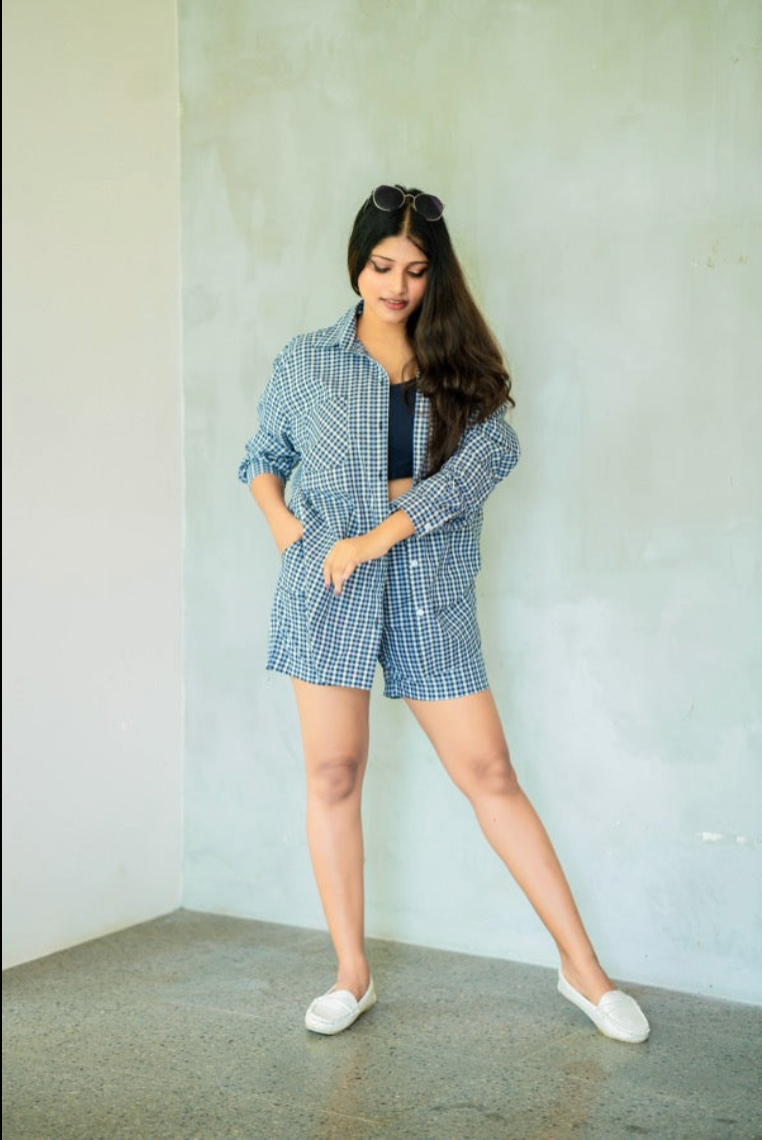 GINGHAM SHORT