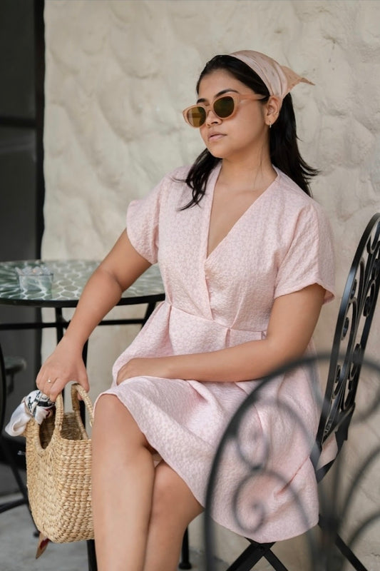BLUSH PETAL DRESS