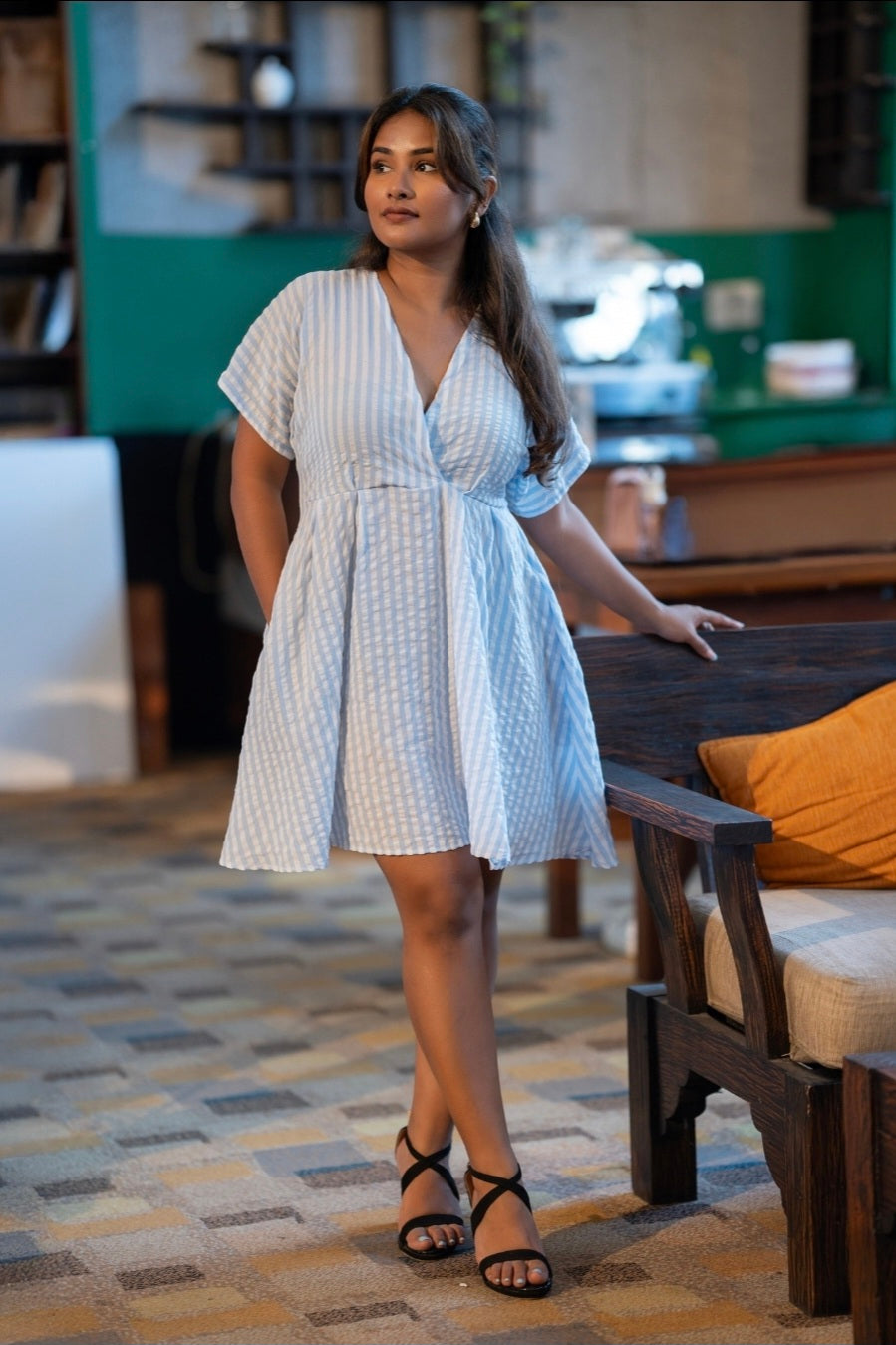 SKYLINE STRIPE DRESS
